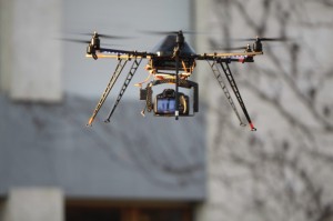 Drone multi-rotors - test photo aérienne Drone mult-rotors - test photo aérienne
